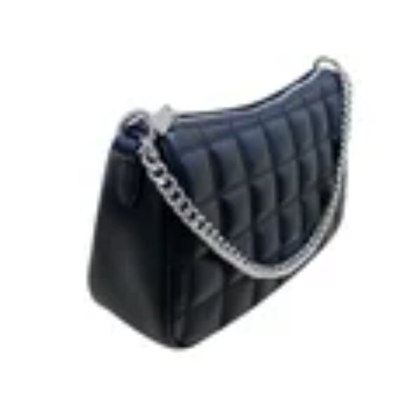 Michael Kors Carmela Medium Black Crossbody Bag - Picture 6 of 11